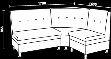 Угловой кухонный диван Нео КМ-05 ДУ в Южно-Сахалинске - предосмотр 2
